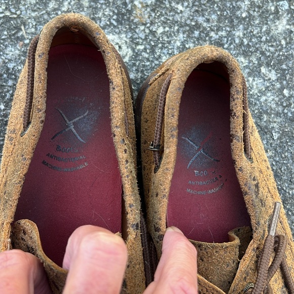 Twisted X leather moccasins - Picture 5 of 7
